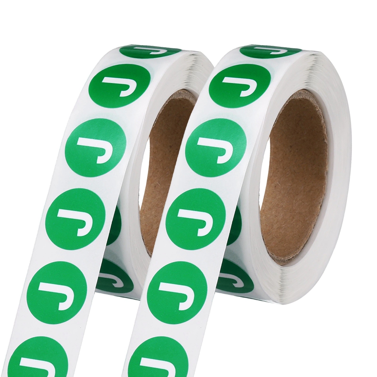 0.6" Letter Stickers, 1200Pcs Alphabet Stickers Letter J for Office, Green