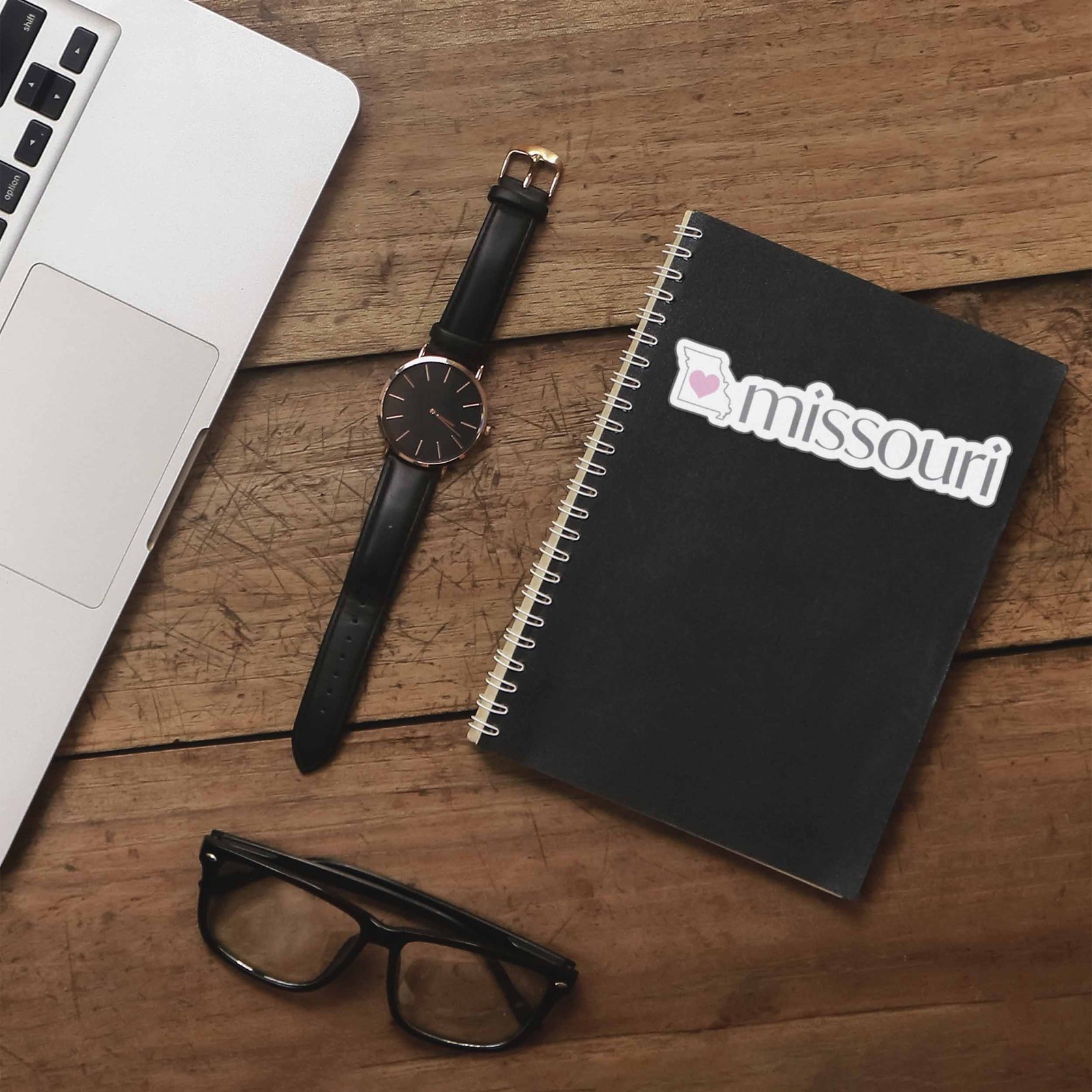 Missouri Heart Sticker- Cute Decal for Water Bottle or Laptop