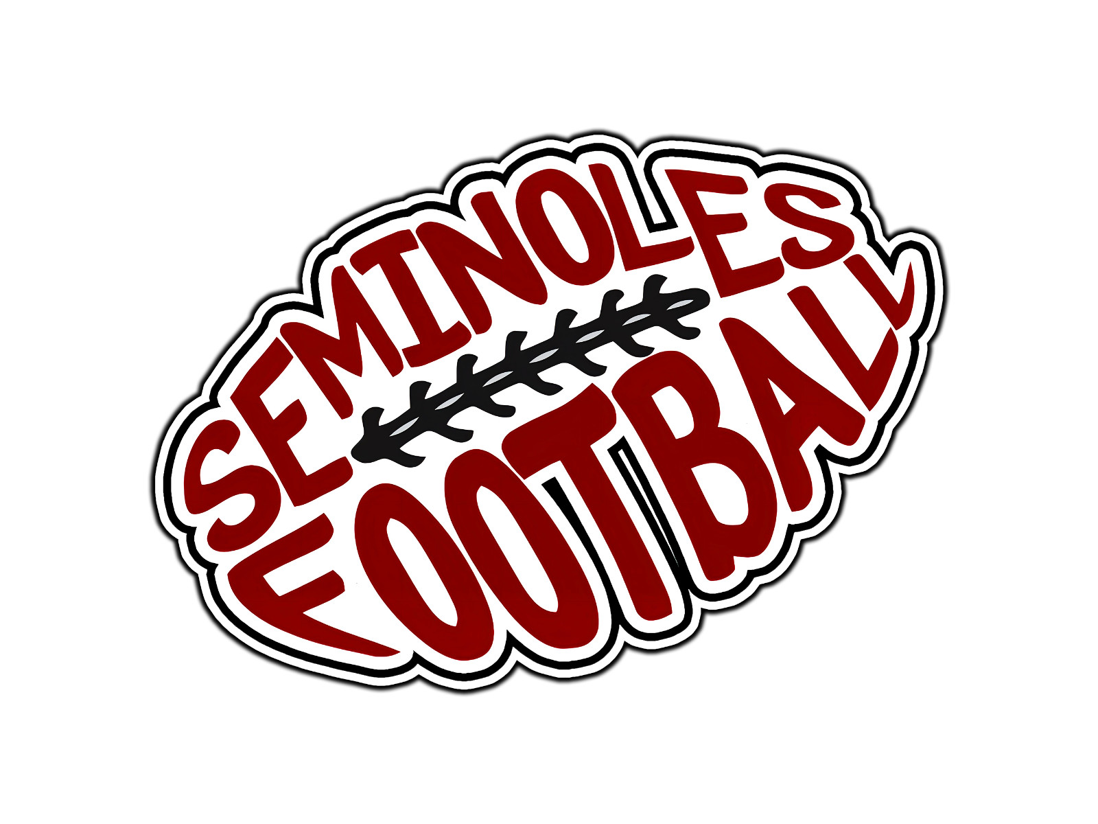 Florida State Seminoles Football Logo College Sticker Waterproof Vinyl Decal Car