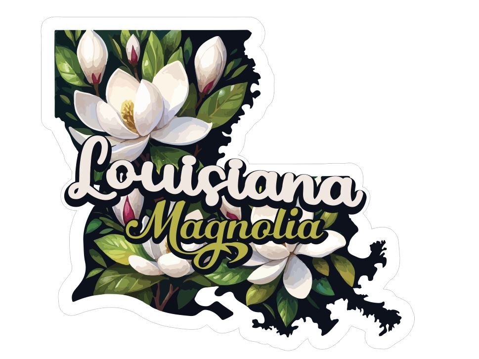 Louisiana Sticker Stickers A295