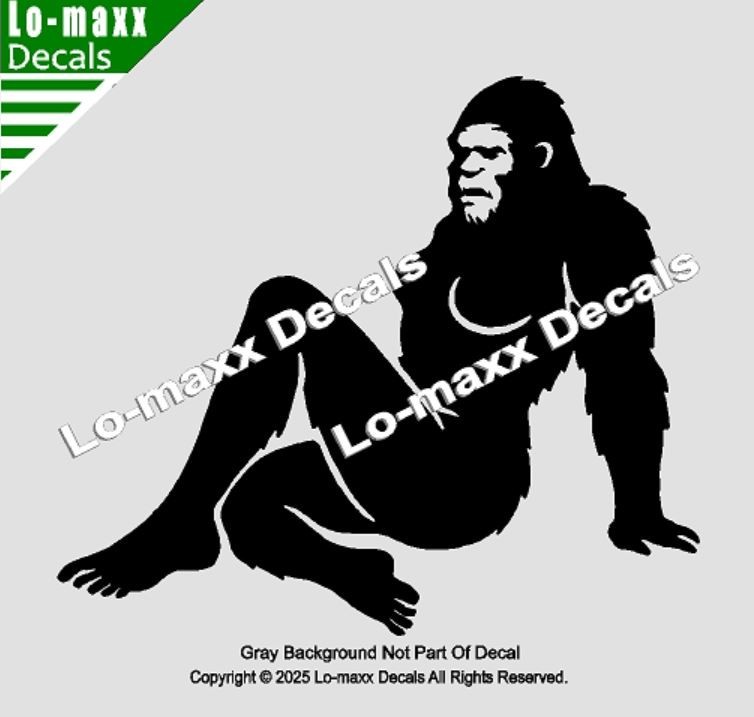 Sassy Squatch Bigfoot Vinyl Decal Funny Die Cut Sticker for Car Laptop Toolbox