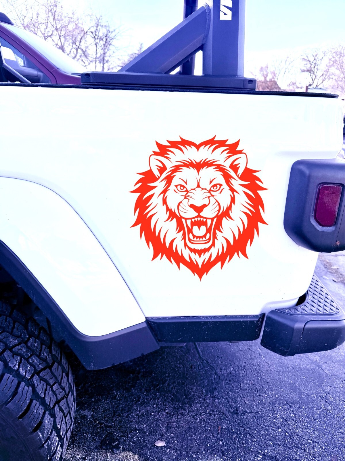 LION ROAR VINYL DECAL FOR Truck SUV Bumper Wall Laptop Home Decor laptop small