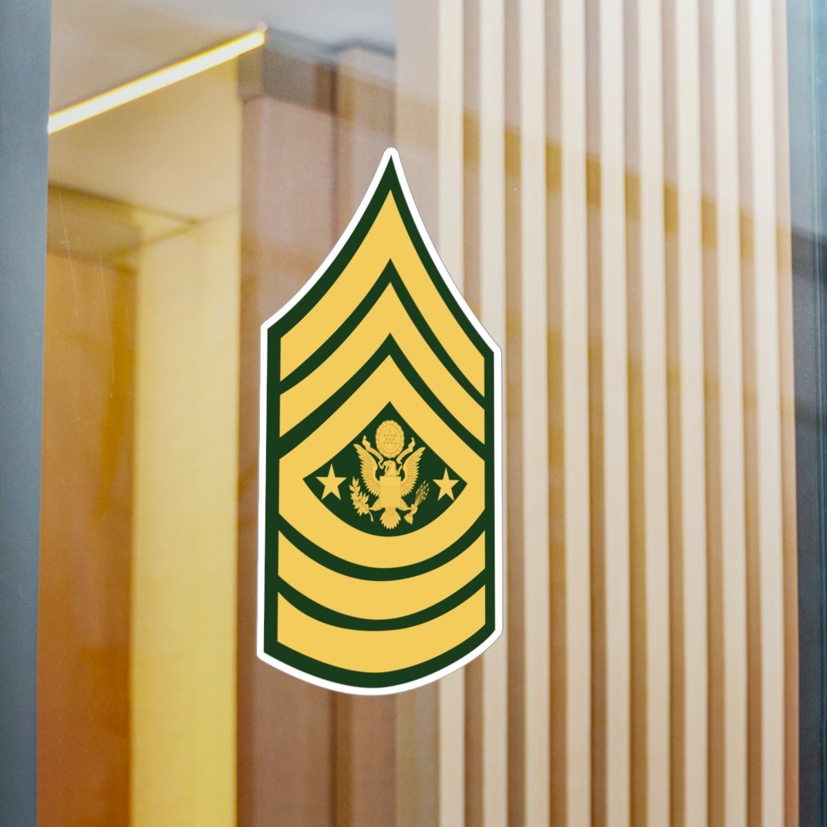 Kiss-Cut Vinyl Decals – Army – Sgt Major of the Army E-9 (SMA) X 300