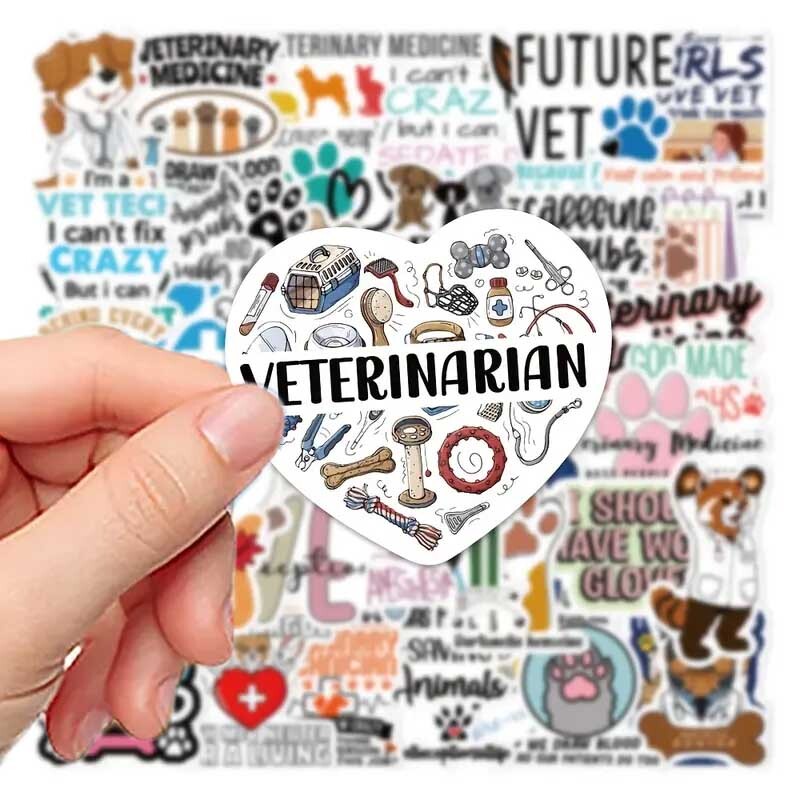 VET Vinyl Stickers [A]Future VETERINARIAN Animal Doctor DOG CAT~WATERPROOF Decal