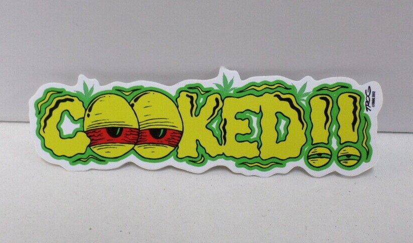 TROG COOKED Sticker 20.5cm x 5.5cm