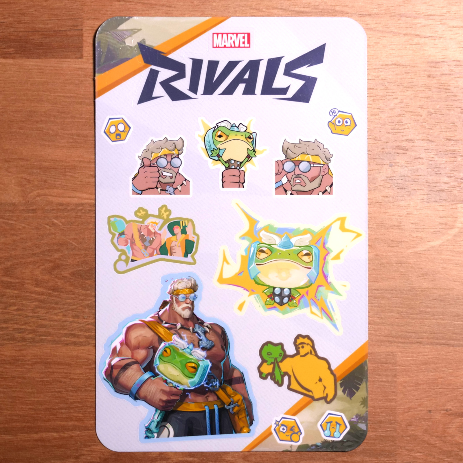 Marvel Rivals Summer Skins Sticker Sheets (Psylocke, Luna Snow, Thor, and Loki)