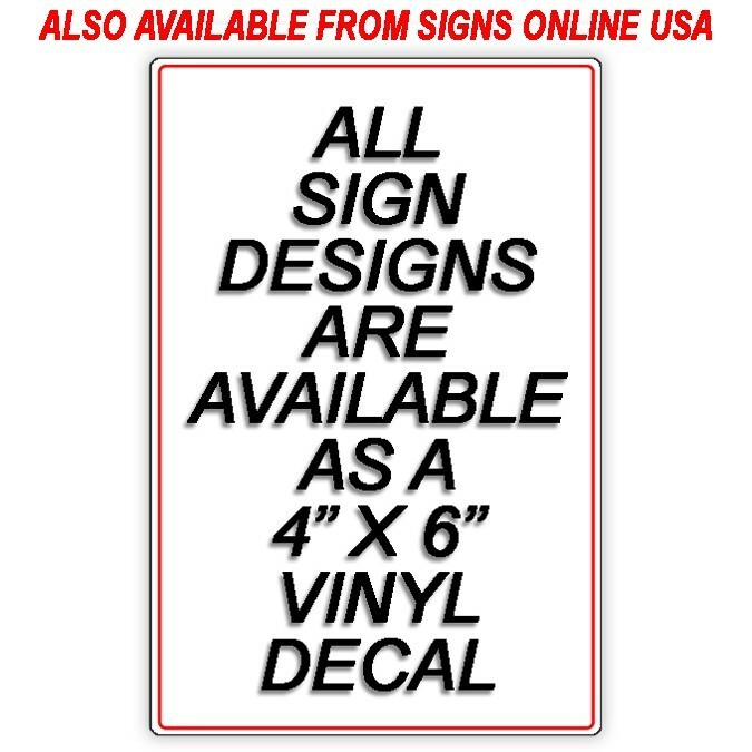 Ring Bell For Service Metal Sign Delivery Driver Instructions Shipping Receiving
