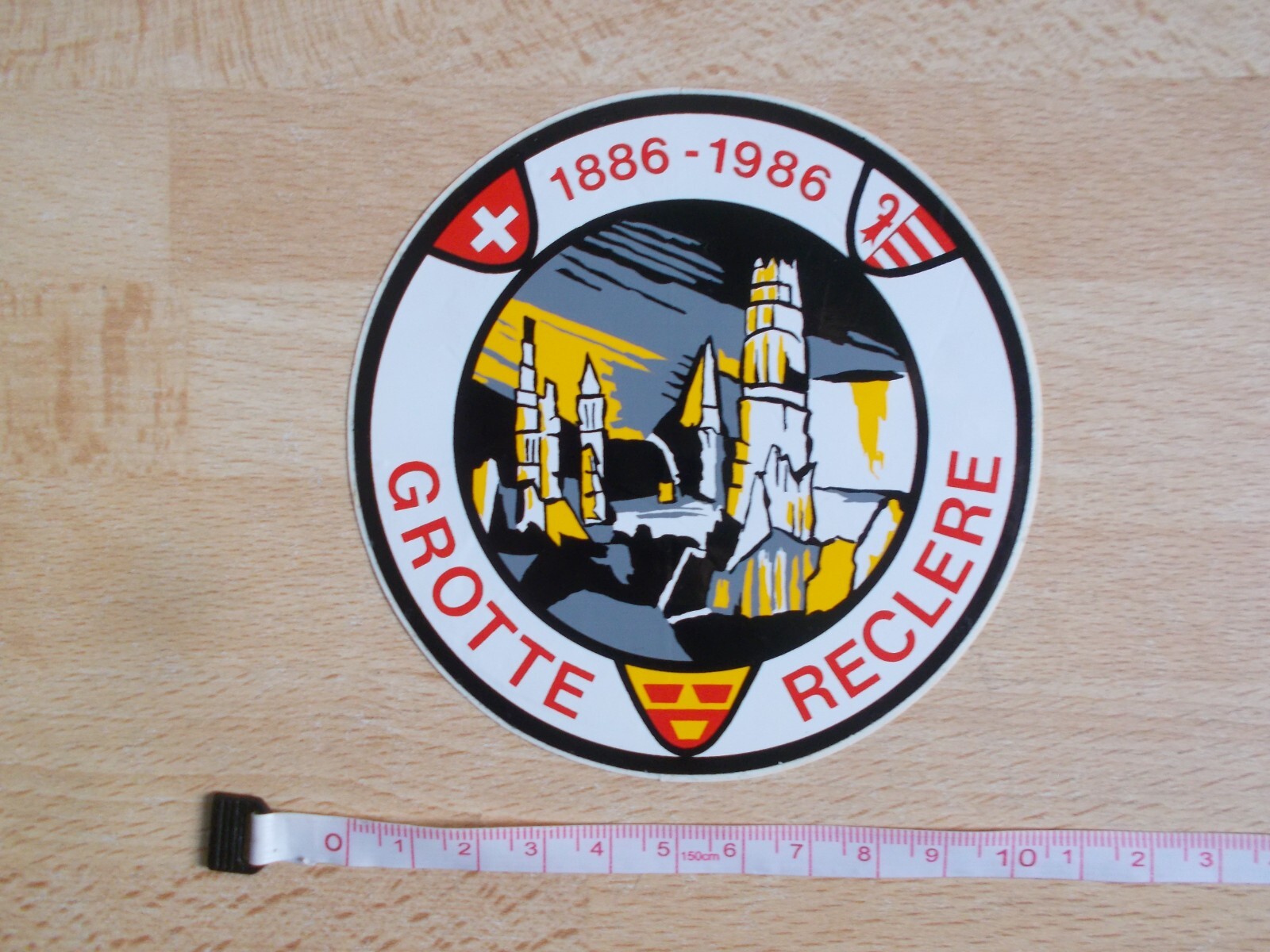 Sticker Cave Reclere – 1886-1986 – Switzerland