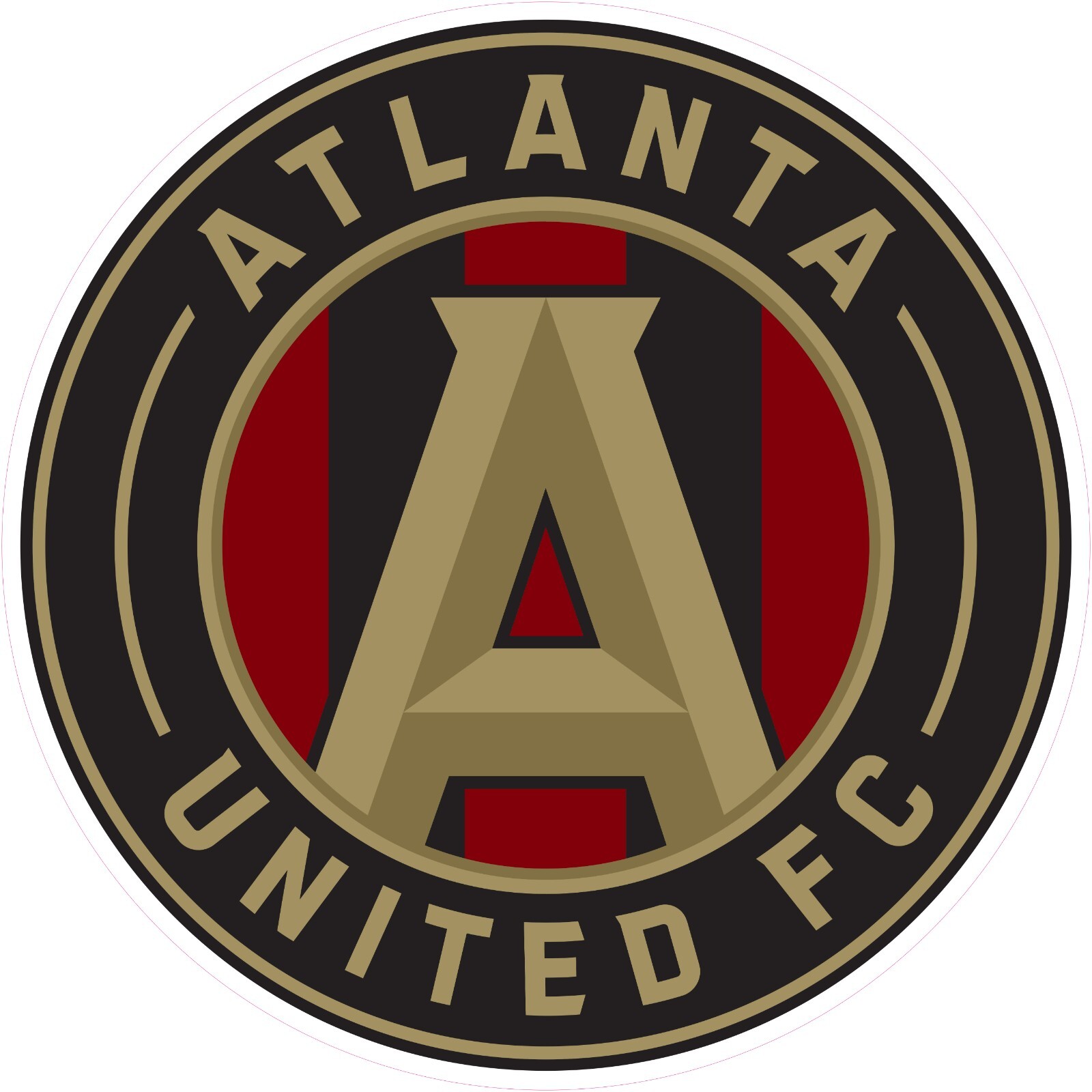 Atlanta United FC Soccer Vinyl Decal Sticker Car Truck Bumper Laptop Mug Tumbler