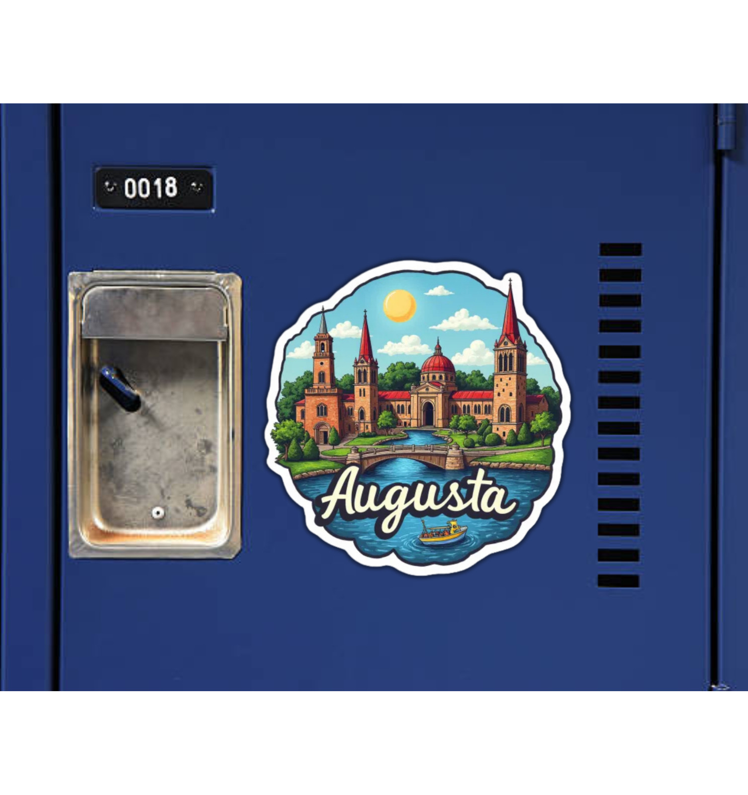 Augusta Georgia Fridge Magnet or Laptop Sticker