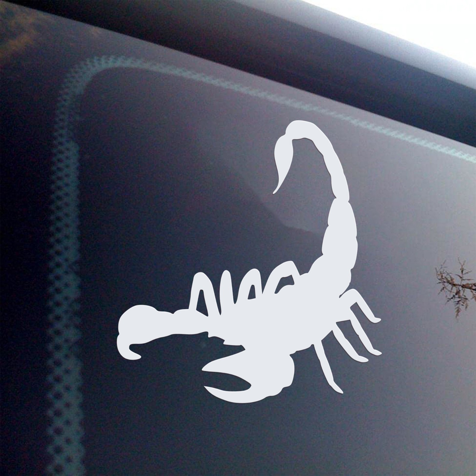 Scorpion V4 Vinyl Decal – Scorpio Zodiac Tribal Sticker for Car Truck Laptop