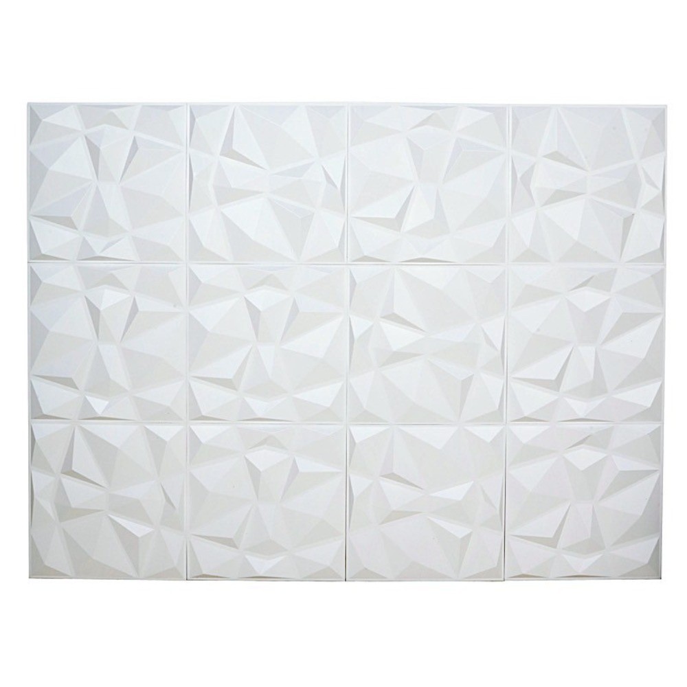 10PACK Tiles 3D Wall Panels PVC Tiles Textured Bricks DIY Wallpaper 11.8*11.8"