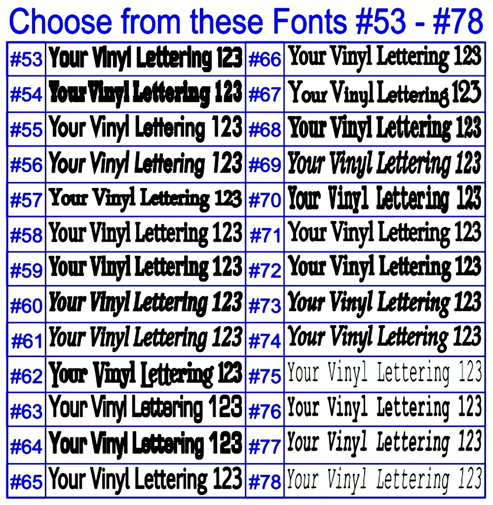 Custom Text Vinyl Decal Personalized Lettering Window Laptop Yeti Cup Sticker