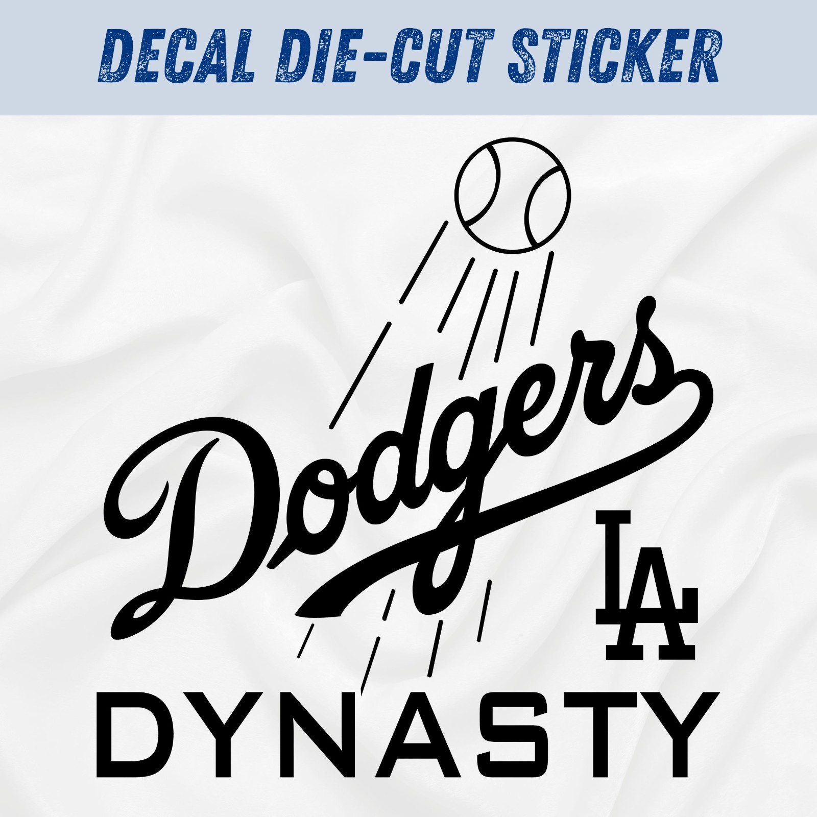 Los Angeles Dodgers Dynasty Vinyl Decal Sticker Car Truck SUV Cup Mug Laptop