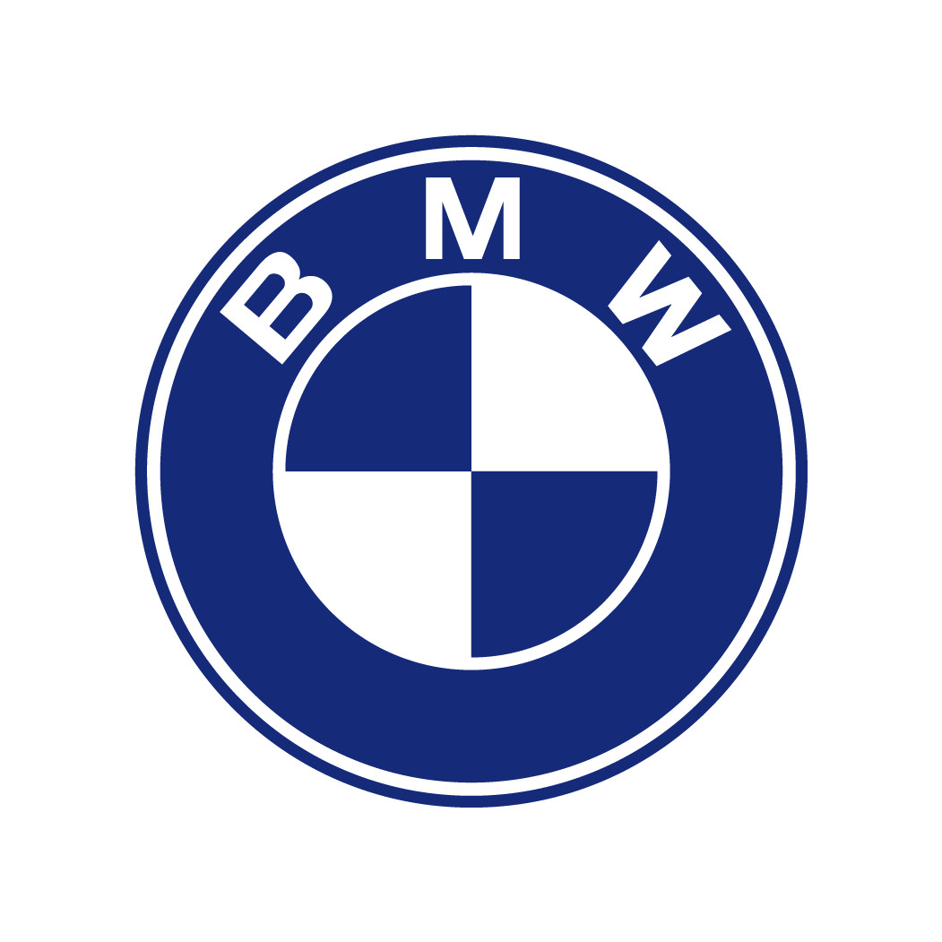 BMW Logo Multicolor die cut decal Made in USA 6+yr outdoor
