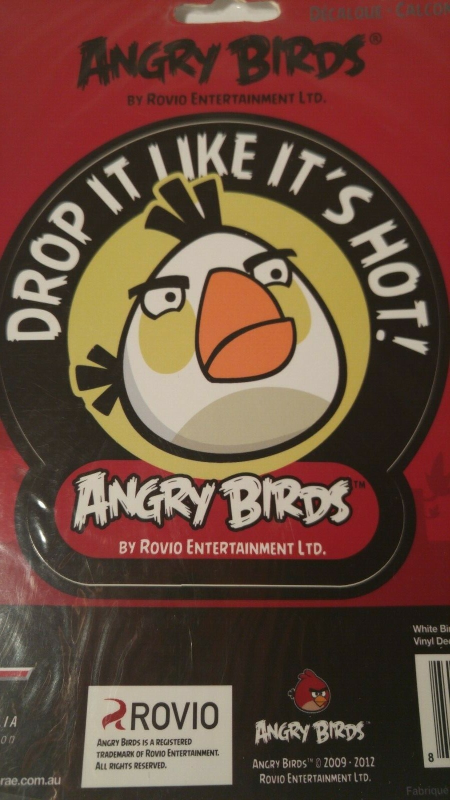 ANGRY BIRDS Decal Drop It Like It's Hot! By Rovio Entertainment Ltd.