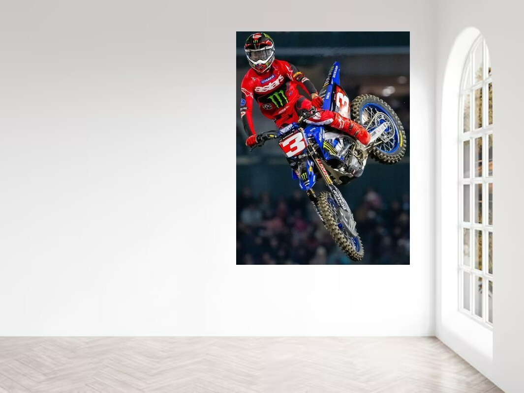 ELI TOMAC Supercross Wall Vinyl Decal Graphic Removable Adhesive Backing Poster