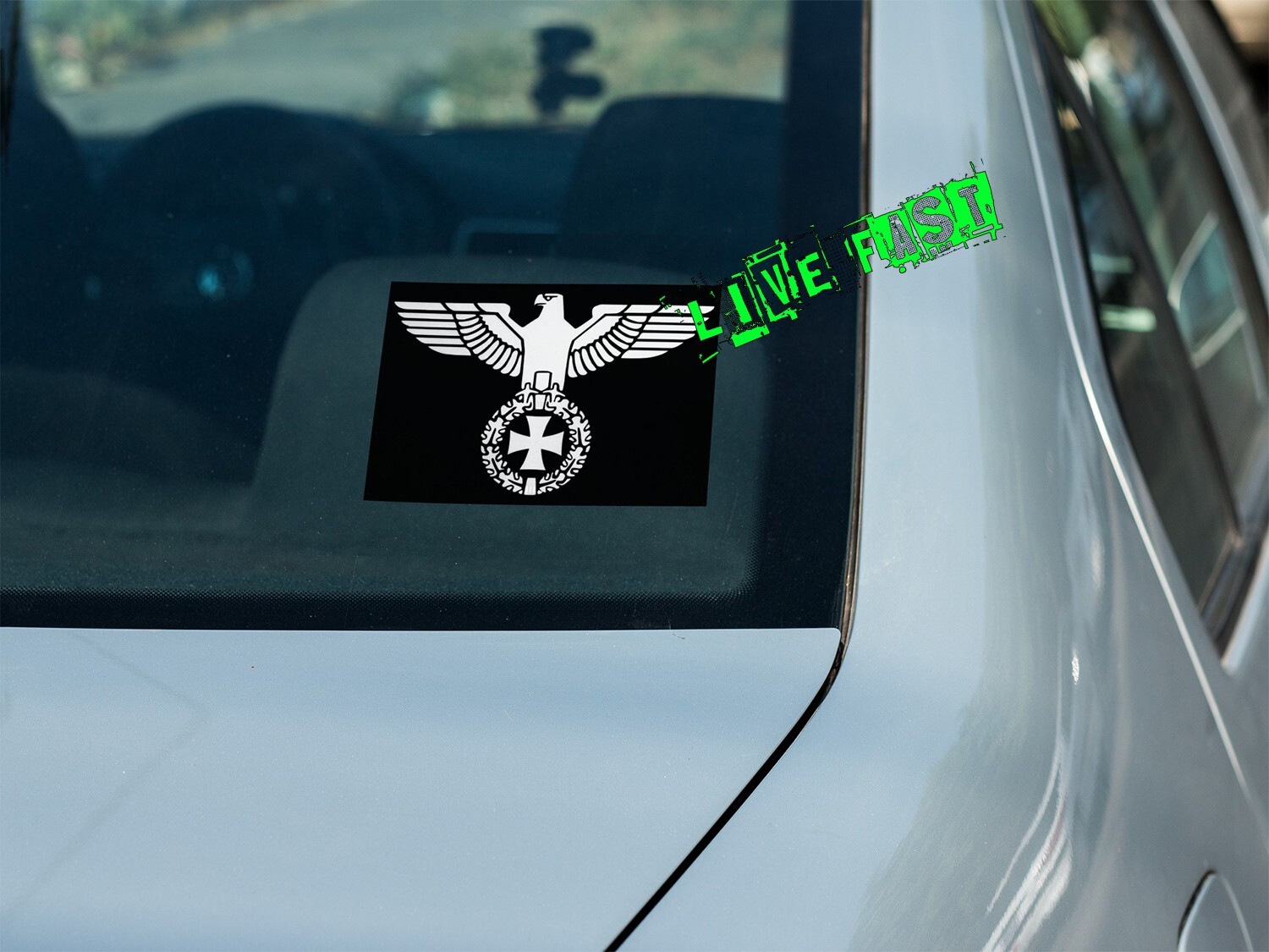 German Imperial Eagle Iron Cross Reichsadler Eisernes Kreuz Vinyl Decal Sticker