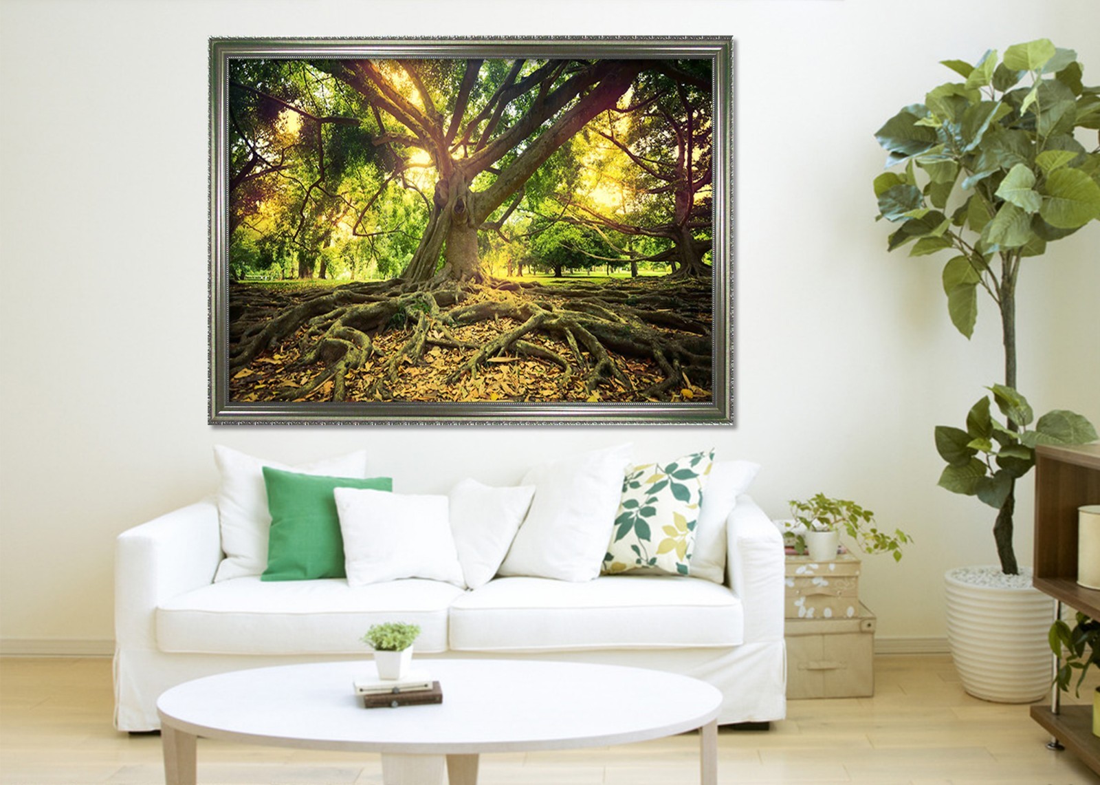 3D Tall Tree 4 Framed Poster Home Decor Print Painting Art AJ WALLPAPER