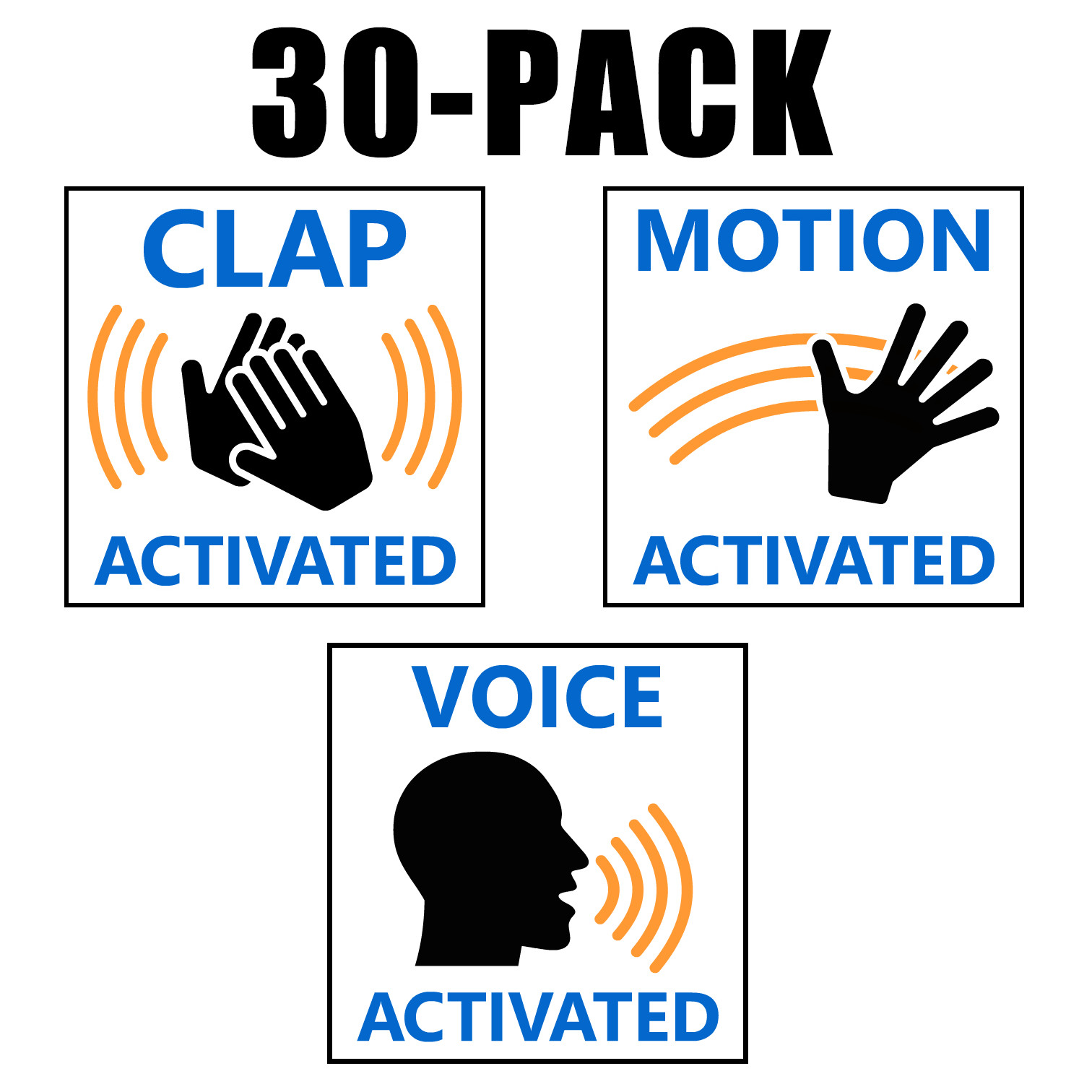 Clap Activated Voice Activated Motion Activated Joke Prank Funny Stickers