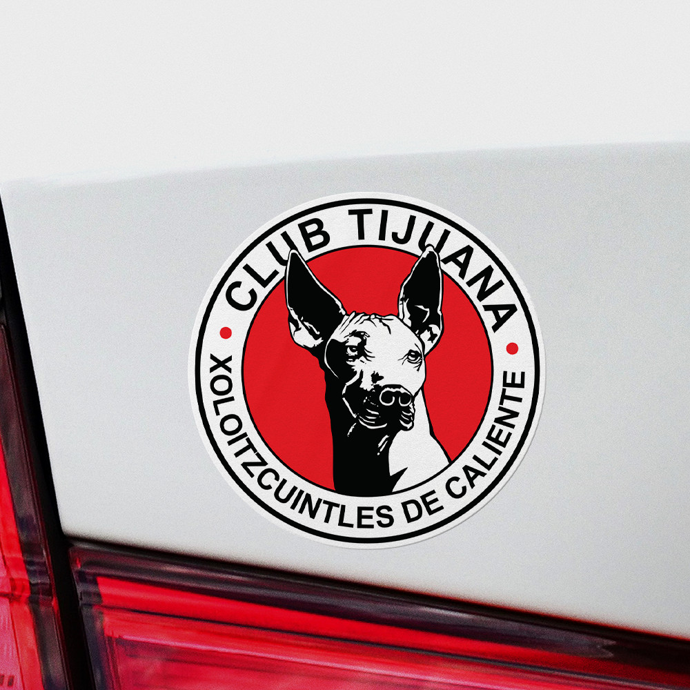 (4 Pack) Xolos Tijuana Mexico Vinyl Sticker Decal Calcamonia Xoloitzcuintles MX