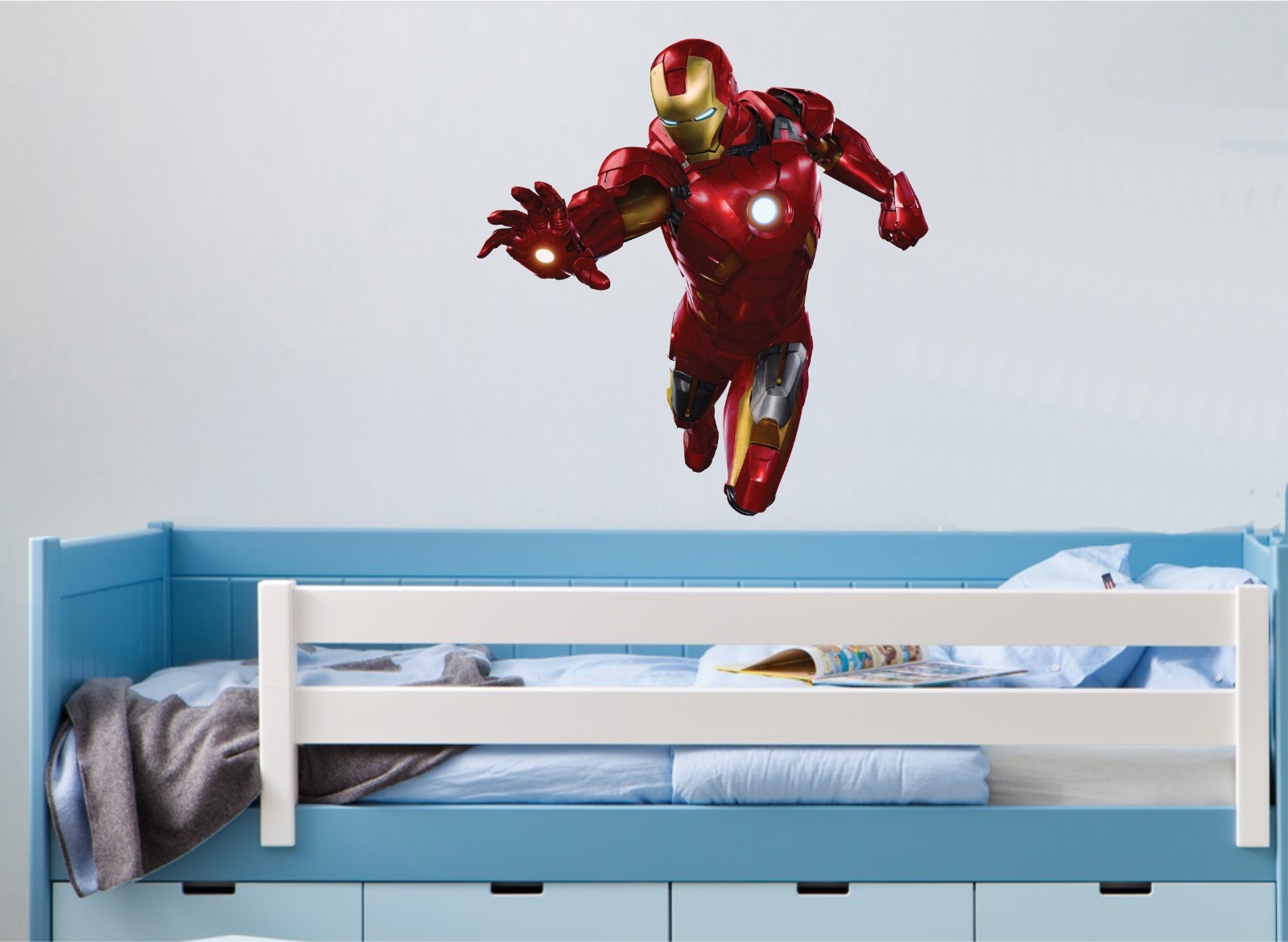 IRONMAN WALL ART STICKER – 5 x great sizes – Great decal for any room