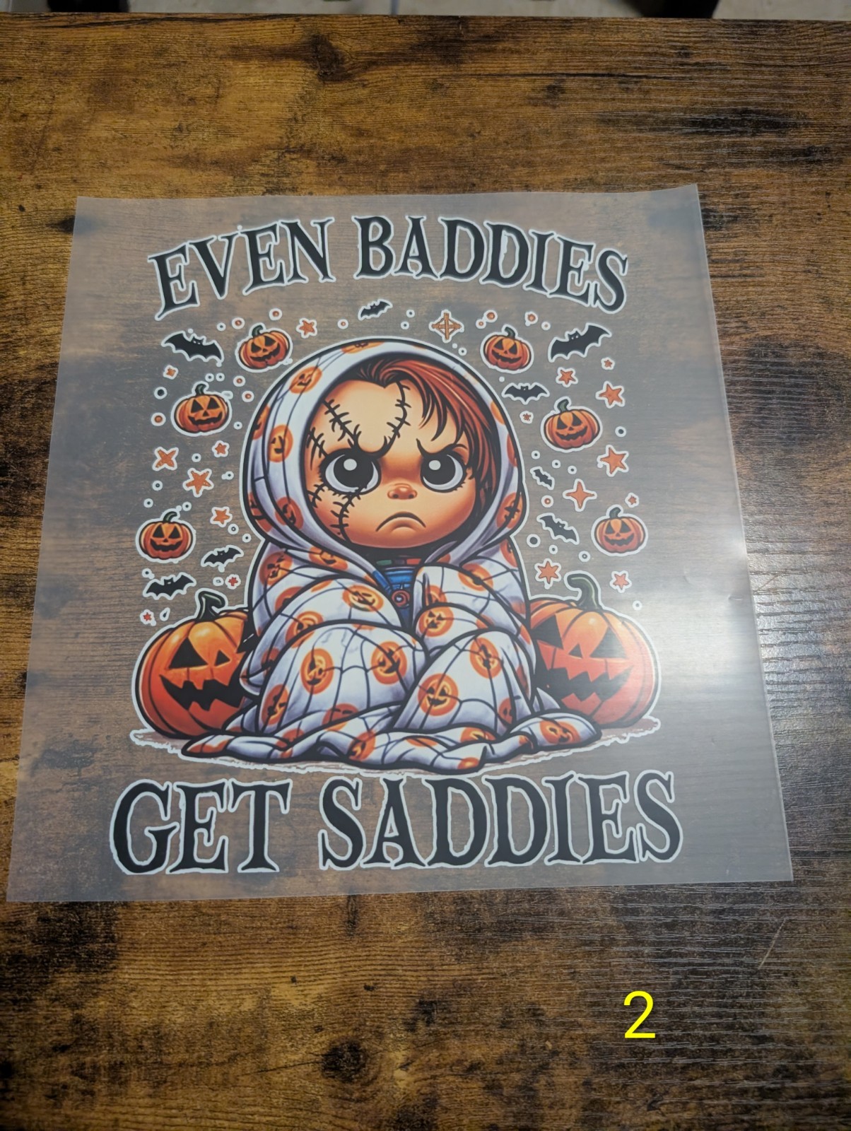 Halloween Horror Self-Adhesive Vinyl Decal Lot Beetlejuice Pennywise Chucky