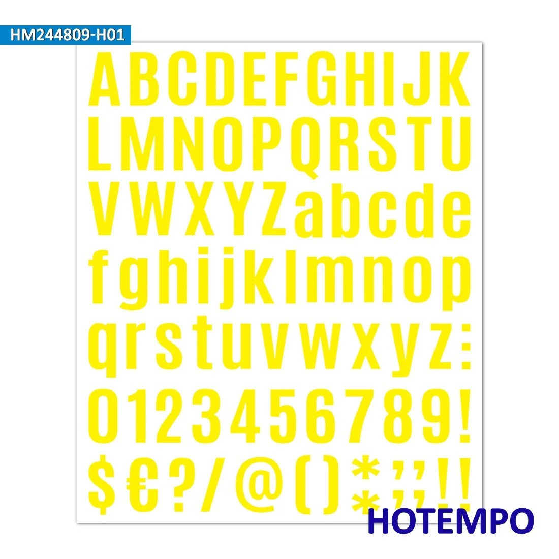 1 Sheets White 1 Inch Self Adhesive Vinyl Letters Numbers Kit, Mailbox Number…