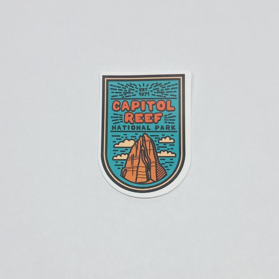 Capitol Reef National Park Sticker Utah Travel Decal Vinyl Souvenir Tc6
