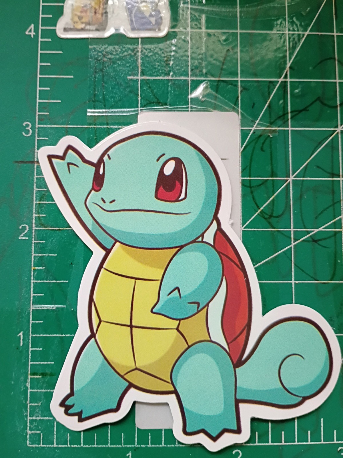 POKEMON STICKER X SQUIRTLE 3X3 INCHES STICKER X VYNIL DIE CUT STICKER HIGH GLOSS