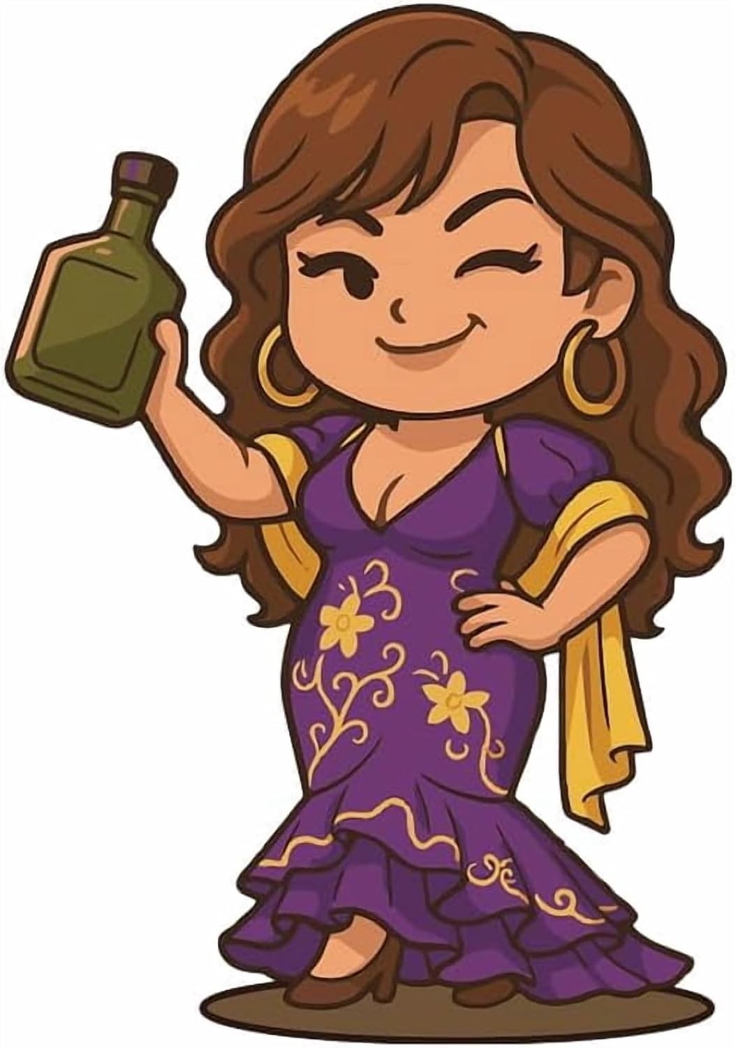 Jenni Rivera La Diva de la Banda Mexican Vinyl Decal Car Bumper Sticker 4"x3"