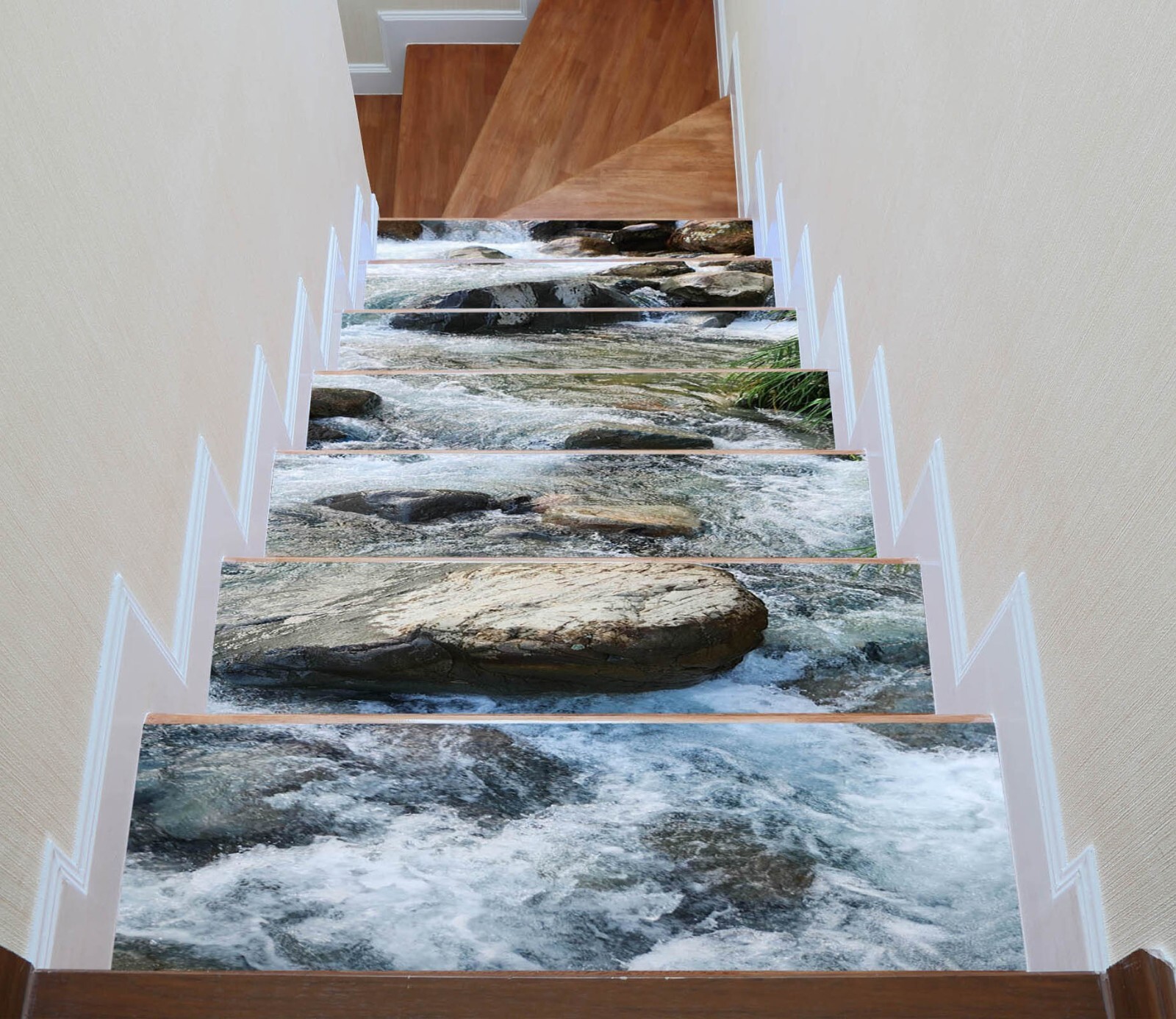 3D Charming Stream U980 Stair Risers Decoration Photo Mural Decal Wallpaper Romy