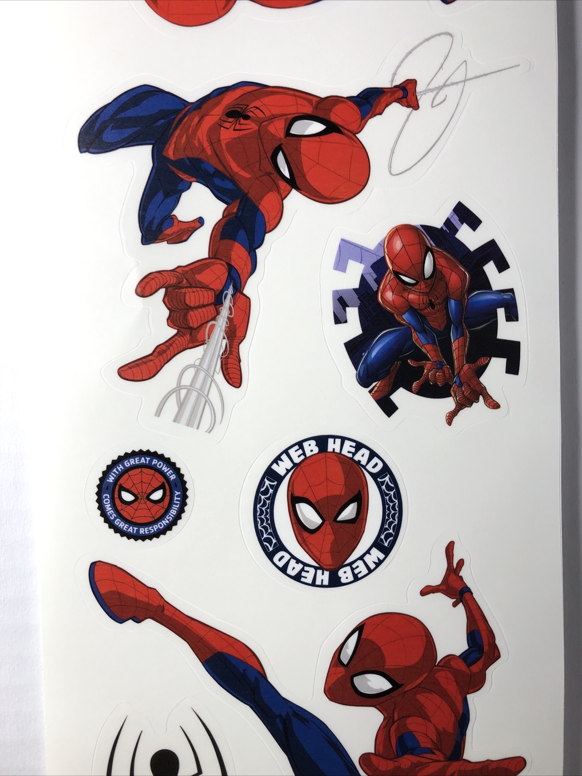 Spider-Man Wall Decals Removable & Repositionable Marvel Made in USA