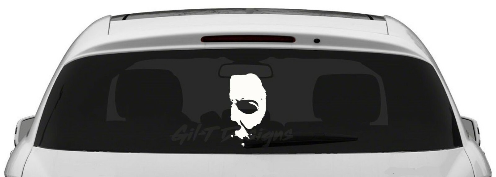 Michael Myers Face #1 Vinyl Decal Sticker, Halloween, Haddonfield, Size List #1