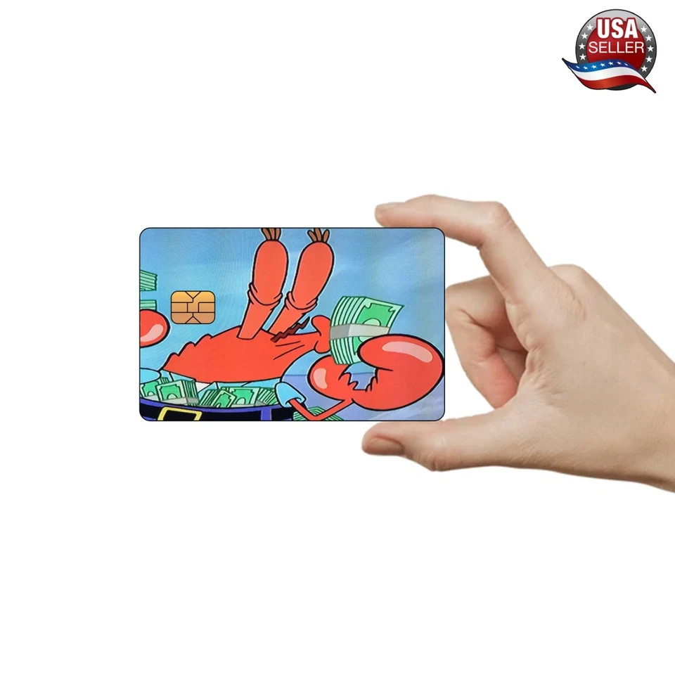 Mr Krabs Money Funny Credit Card Debit Card Skins Coverings