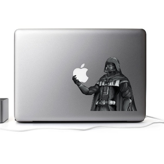 Darth Vader Decal – Star Wars Decal Laptop Decals – Kids Bedroom Wall Mural n80