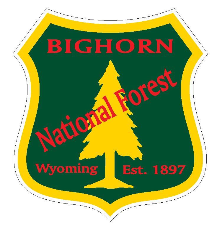 Bighorn National Forest Sticker R3203 Wyoming YOU CHOOSE SIZE