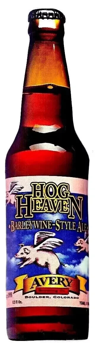 bar beer bottle wall decal prepasted 7.5 inch hog heaven