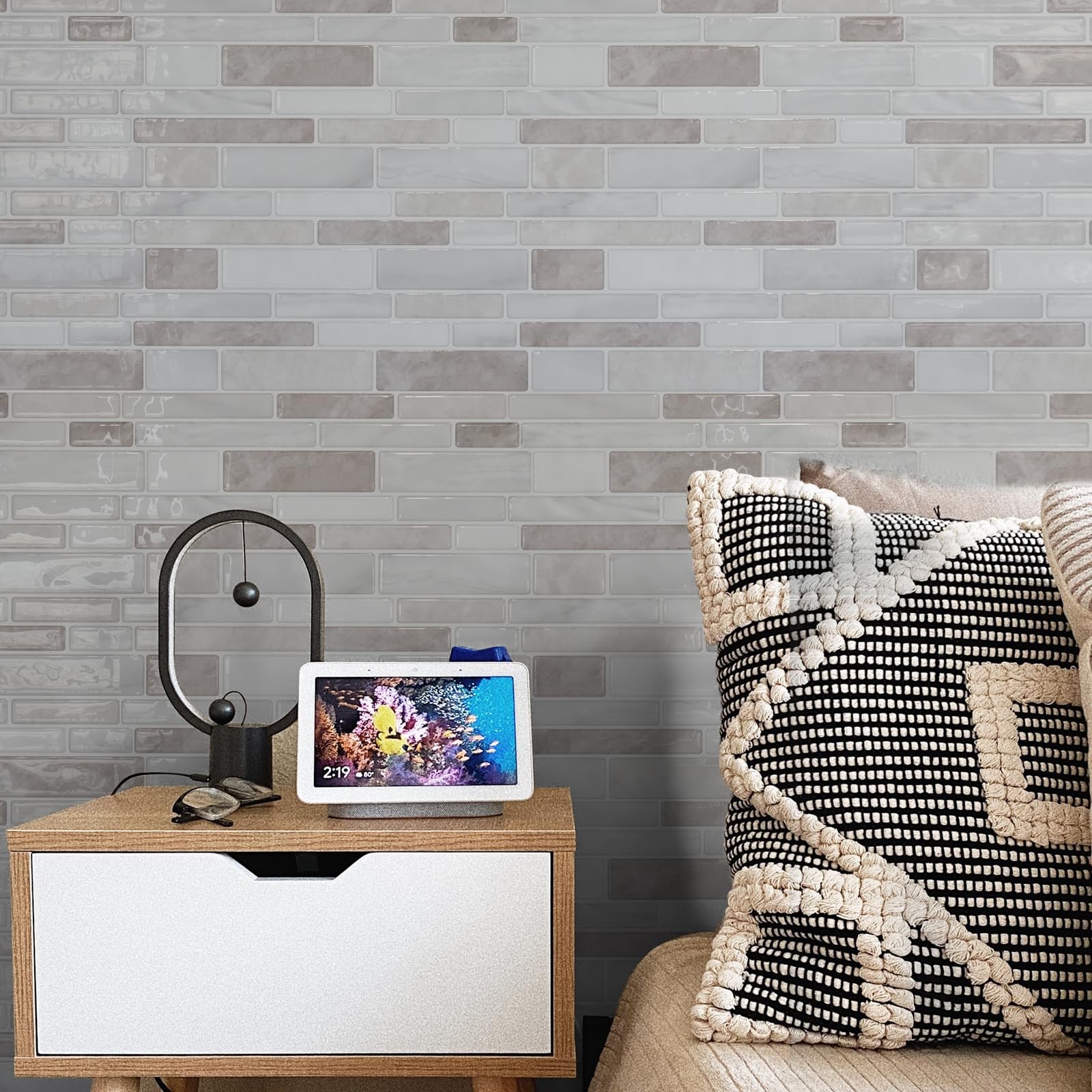 WOWSTAR 10 Sheet Marble Peel and Stick Backsplash for Kitchen,Self-Adhesive T…