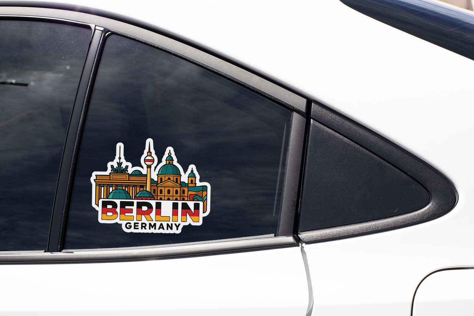 Berlin Sticker Decal Vinyl Die-Cut City Skyline Landmark Design