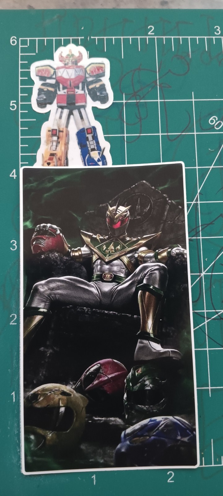 POWER RANGERS: LORD DRAKKON X VYNIL HIGH GLOSS STICKER X 4X3