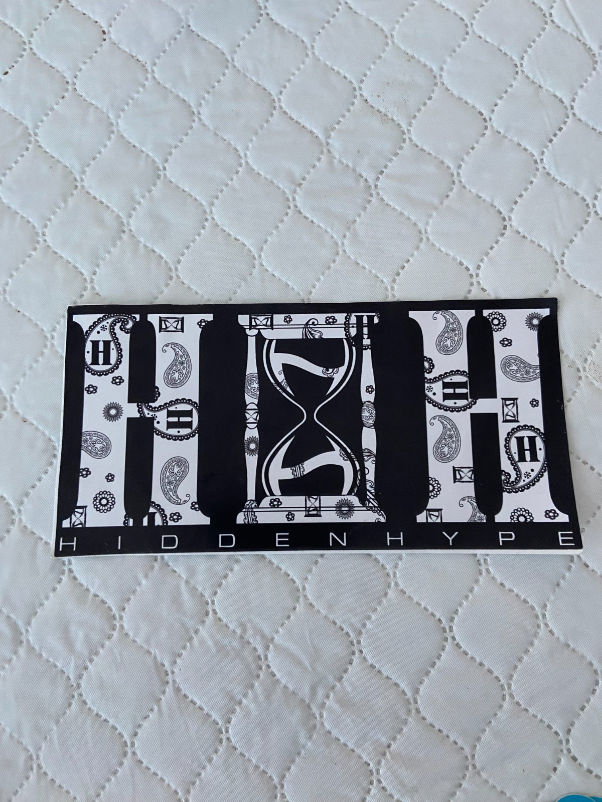 Hidden Hype Clothing Brand California Bay Area Logo Sticker Size 6 in x 3 in