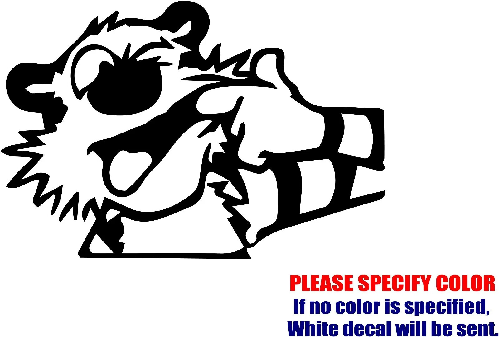 Calvin and Hobbes Nerd Decal Sticker Vinyl Car Window Bumper Truck Various Sizes