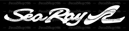 Sea Ray Boats – Outdoor Sports – Car/SUV/Truck Vinyl Die-Cut Peel N' Stick Decal