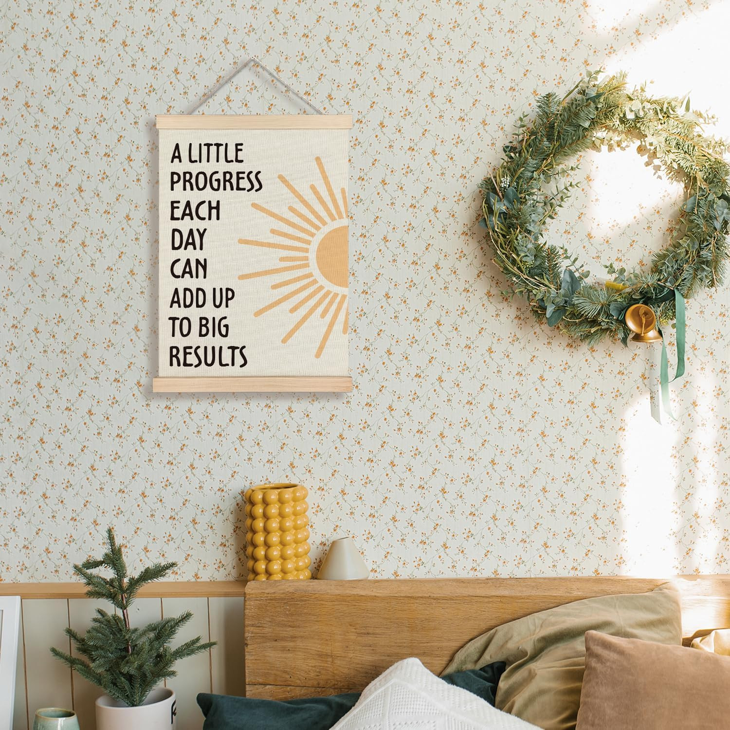 Positive Affirmations Wall Decor, Inspirational Add up to Big Results Office Wal