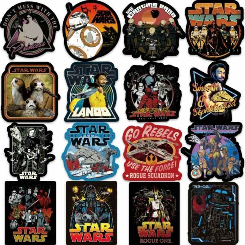 100Pcs Star Wars Stickers Bomb Car Laptop Skateboard Luggage Graffiti Decals Lot