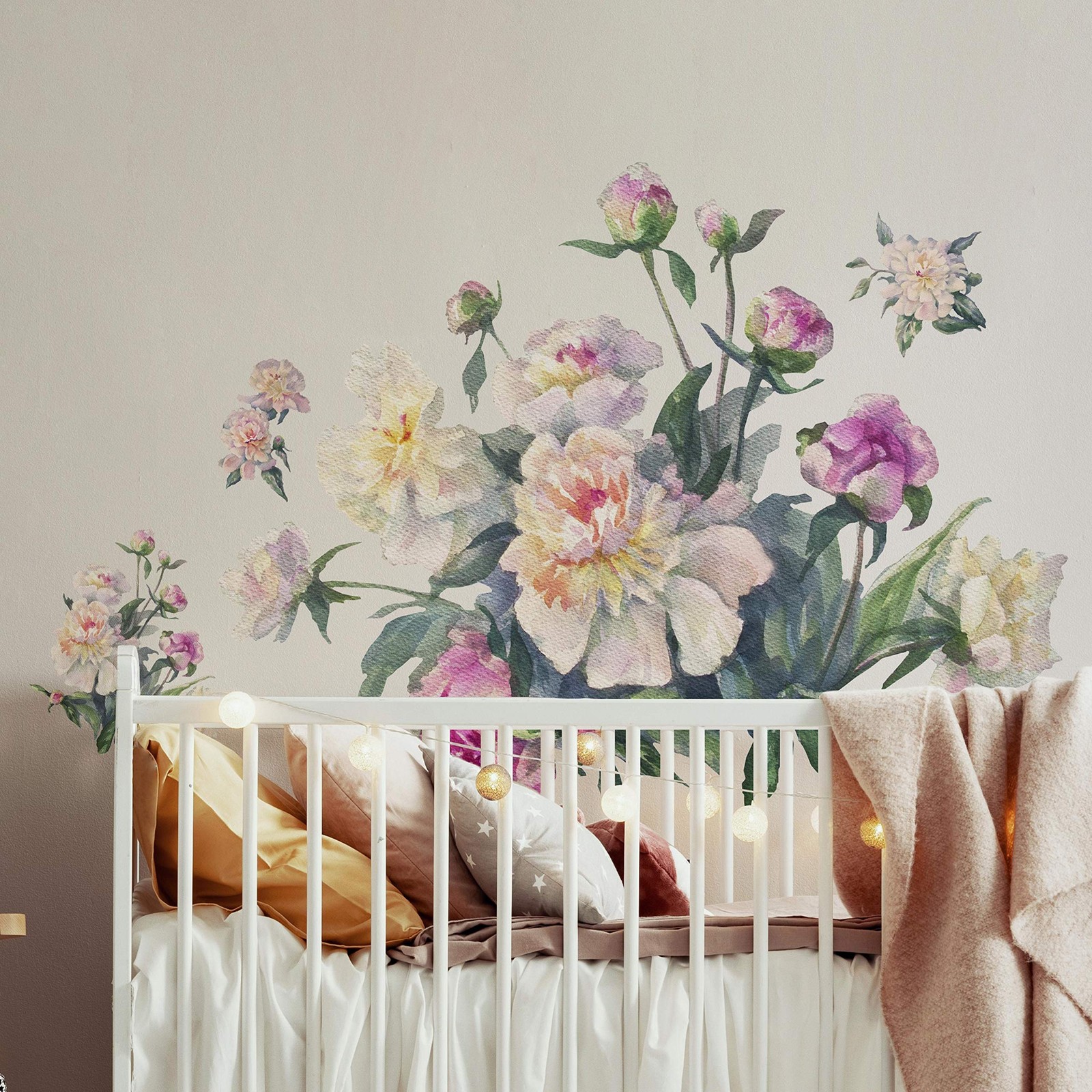 RMK4304SLM Floral Bouquet Peel and Stick Giant Wall Decals