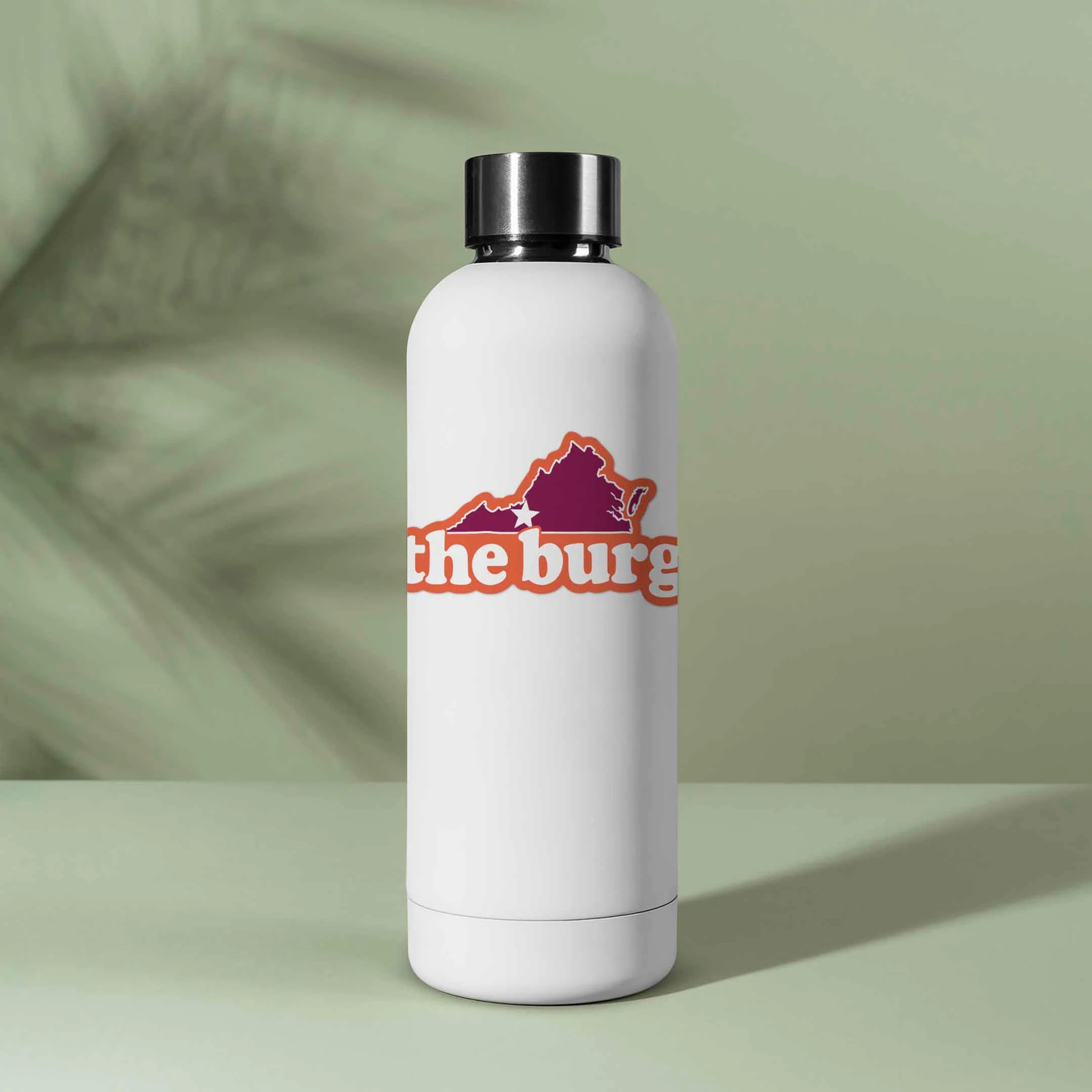 The Burg Virginia Outline Sticker – Cute Blacksburg VA Decal
