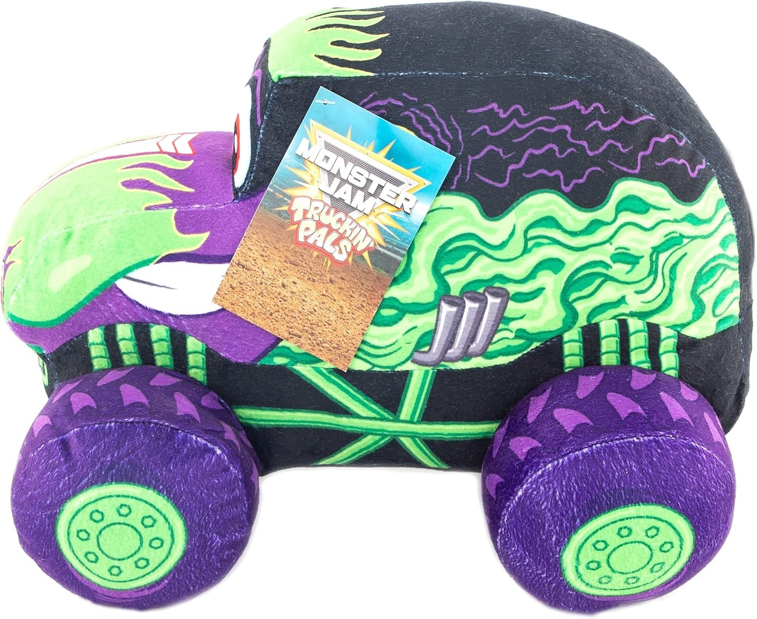 Jay Franco Monster Jam Truckin' Pals Grave Digger Pillow Buddy – Super Soft Poly