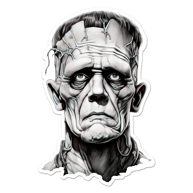 Frankenstein Monster, Vinyl Decal Sticker, Indoor Outdoor, 3 Sizes, #11796